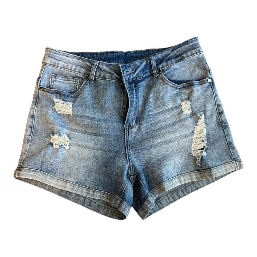 Brand Unknown | Women's Blue Jean Shorts | Size L | 0869